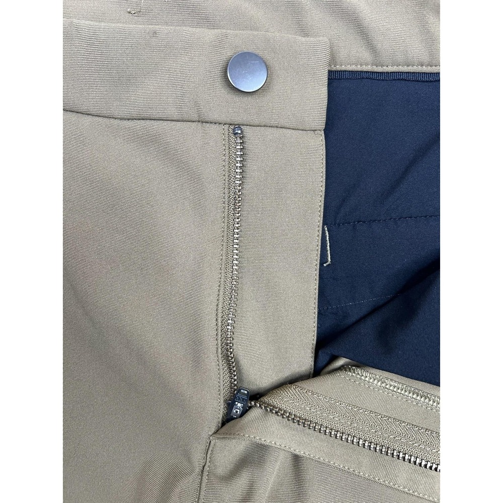 Lululemon Commission Pant Classic Mens 32 Brown Slim Microfiber Chino LM5AEWS - Picture 4 of 12